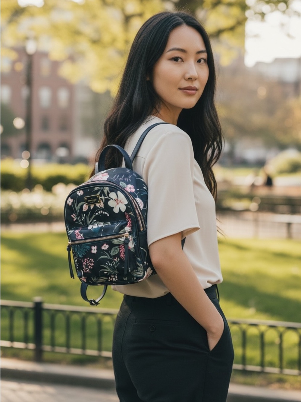 Kate Spade New York Wilson Road Botanical Small Bradley Backpack